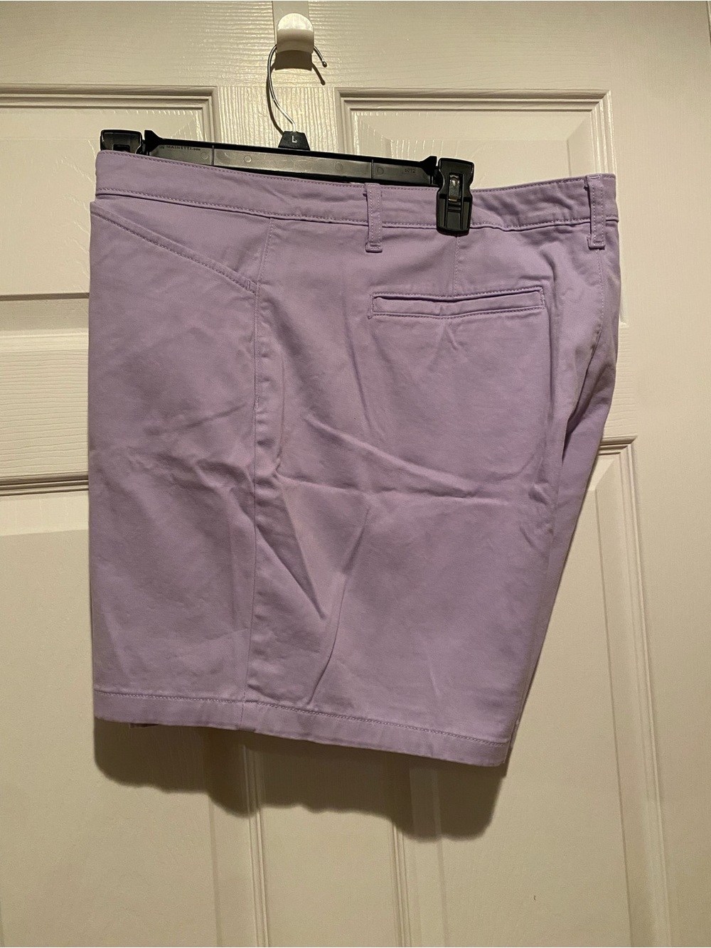 St. John's Bay Lilac Flat-Front Chino Shorts